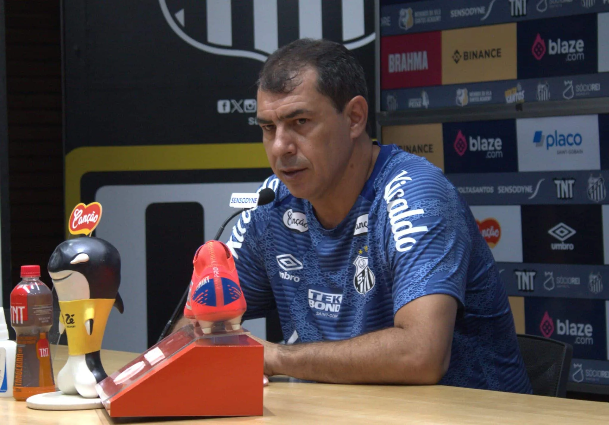 Carille diz que Patrick pode suprir lacuna no Santos e revela que indicou Serginho