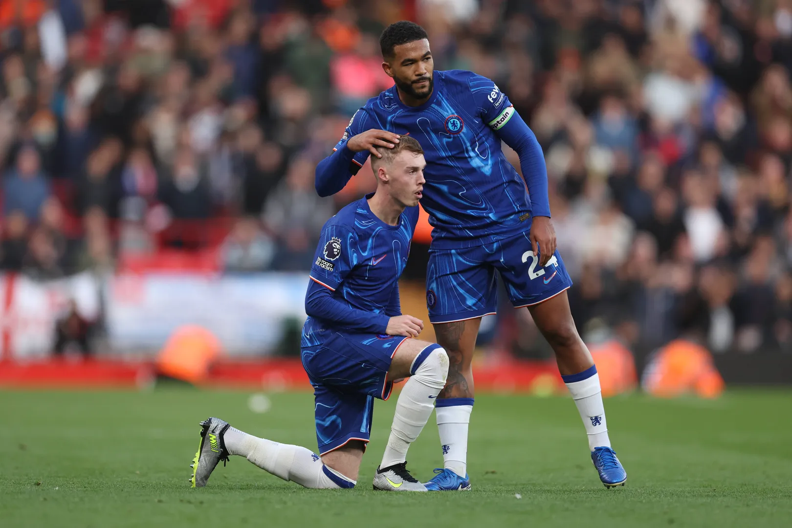Foto: (Imago) - Reece James ainda n&atilde;o &eacute; o l&iacute;der que o Chelsea precisa, segundo o treinador