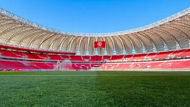Excelente, gramado do Beira-Rio vira rara preocupa&ccedil;&atilde;o para o Internacional contra o RB Bragantino