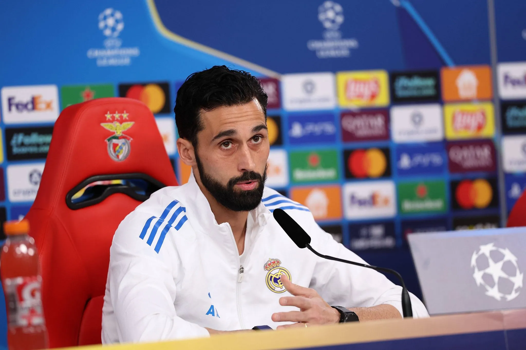 &Aacute;lvaro Arbeloa, treinador do Real Madrid (Foto: Imago)