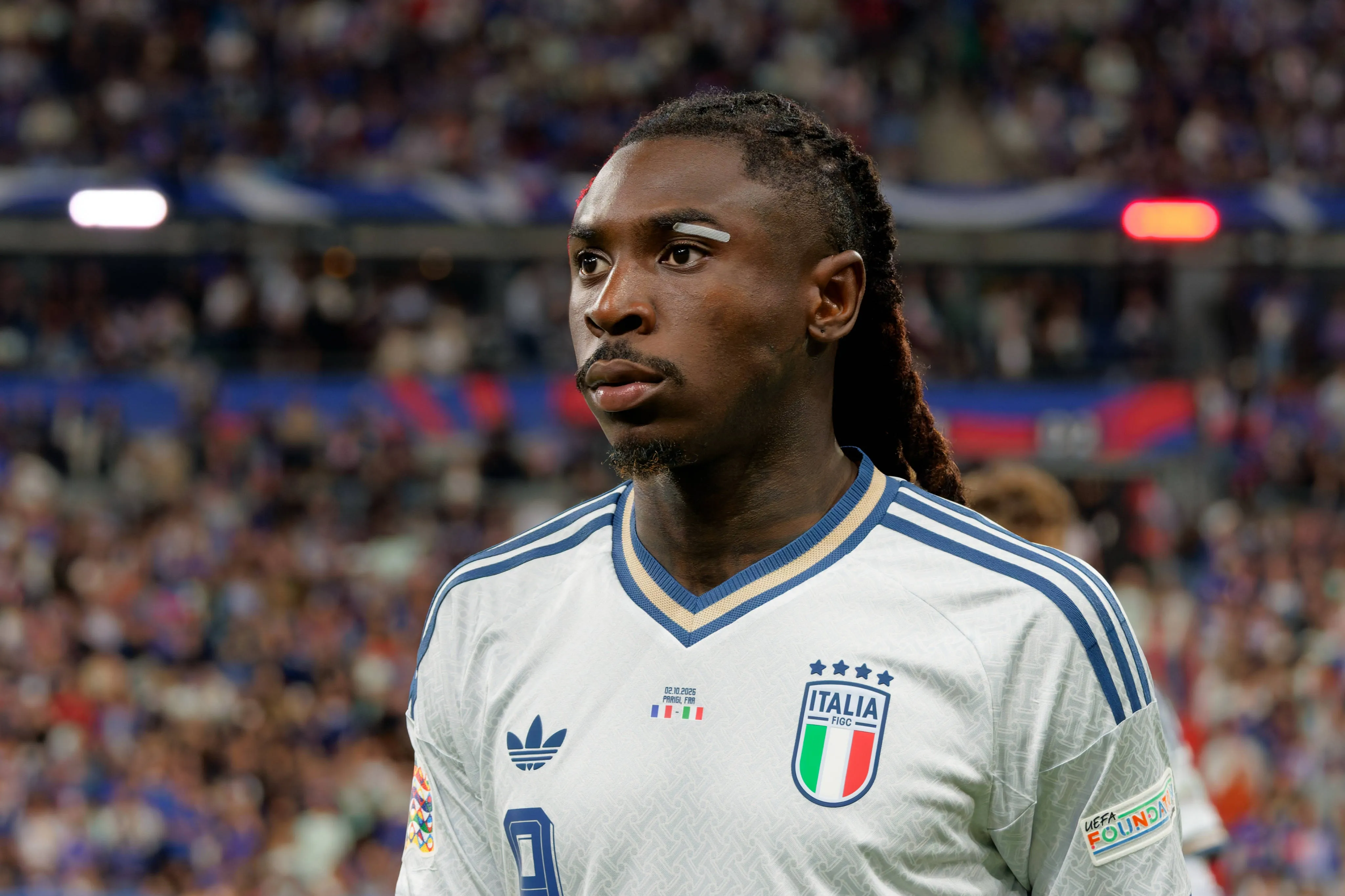 Moise Kean durante Fran&ccedil;a x It&aacute;lia (Foto: Imago/Sports Press Photo)