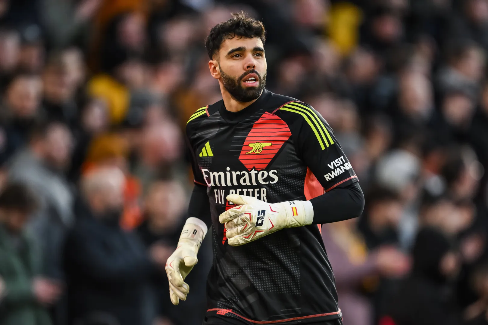 Arteta n&atilde;o ter&aacute; o goleiro Raya para o jogo deste domingo diante do Manchester City. Brasileiro Neto ser&aacute; o substituto