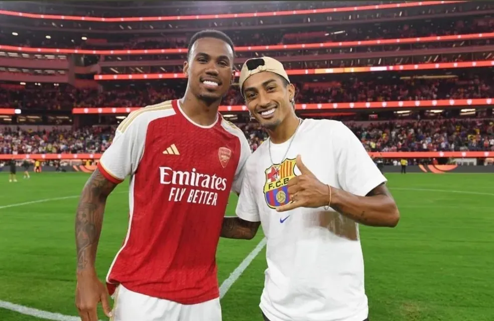 Gabriel Magalh&atilde;es Raphinha Arsenal Barcelona