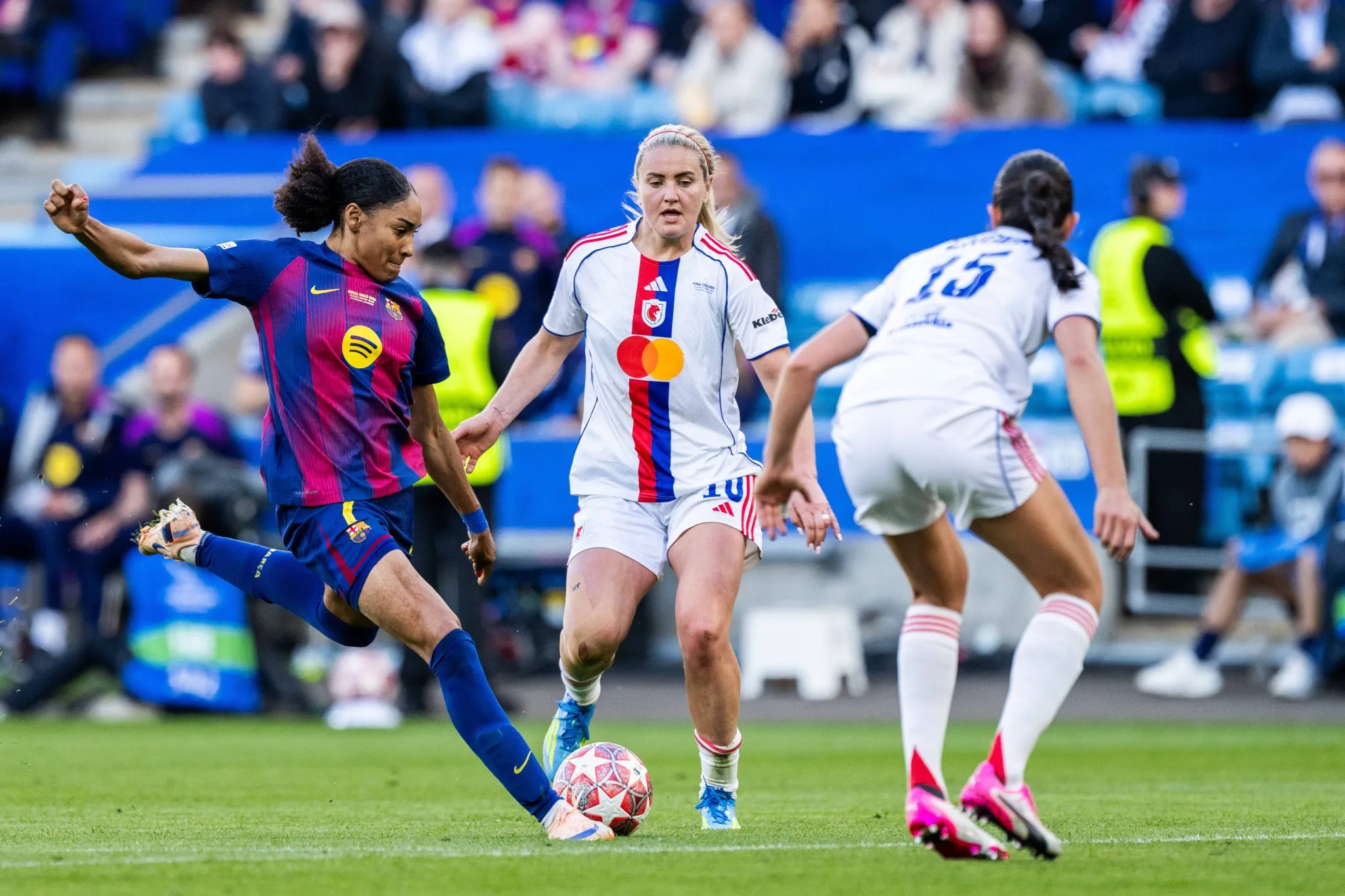 Barcelona e OL Lyonnes em final da Champions Feminina (Foto: IMAGO / Bildbyran)