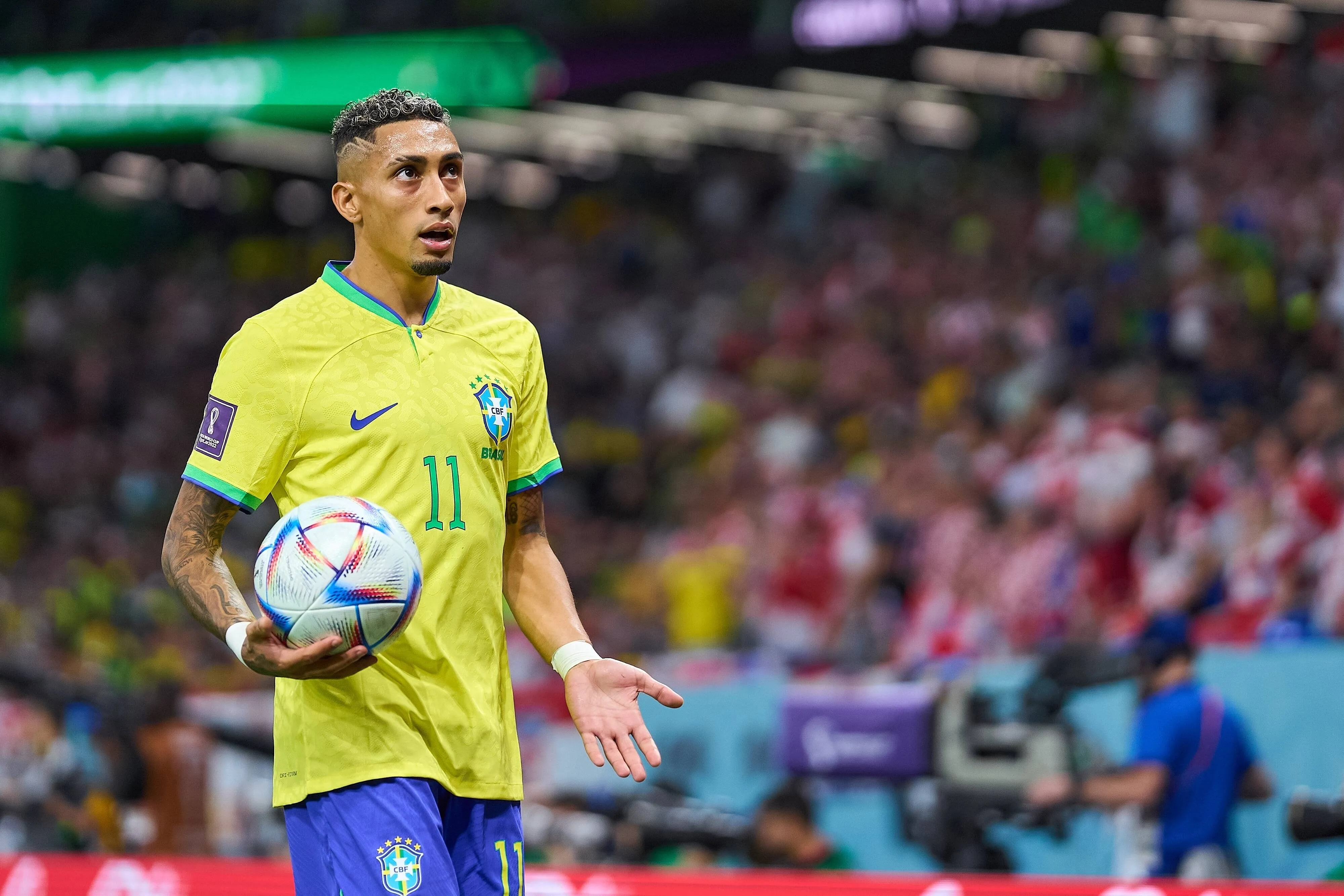 Raphinha na Copa do Mundo de 2022 (
