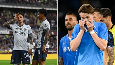 Em queda f&iacute;sica, Napoli deixa reservas da Inter colarem e acirra liga mais aberta da Europa