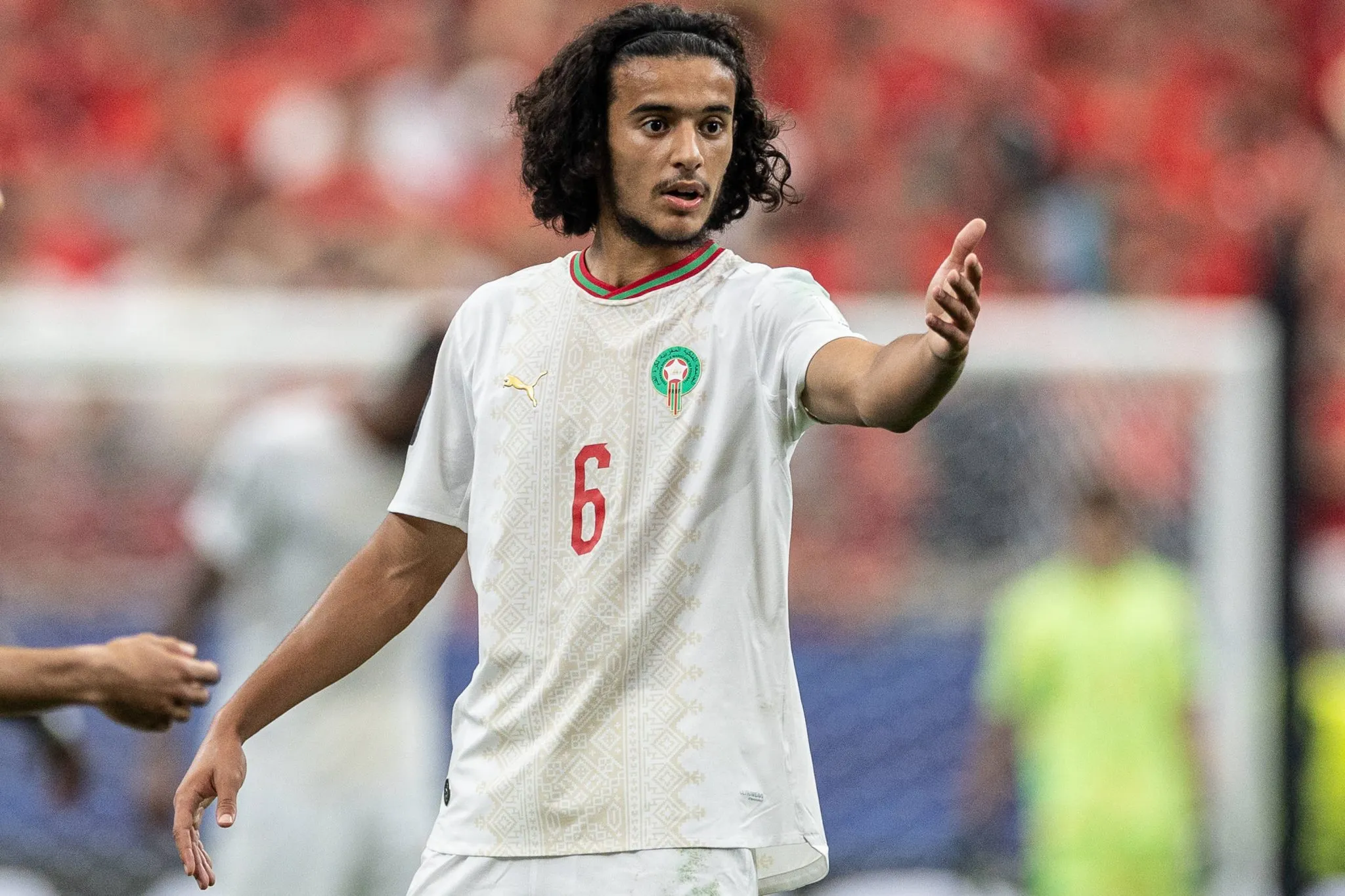 Ayyoub Bouaddi passou pelo centro de excel&ecirc;ncia de forma&ccedil;&atilde;o franc&ecirc;s antes de defender Marrocos na Copa do Mundo 2026 (Foto: IMAGO / ZUMA Press Wire)