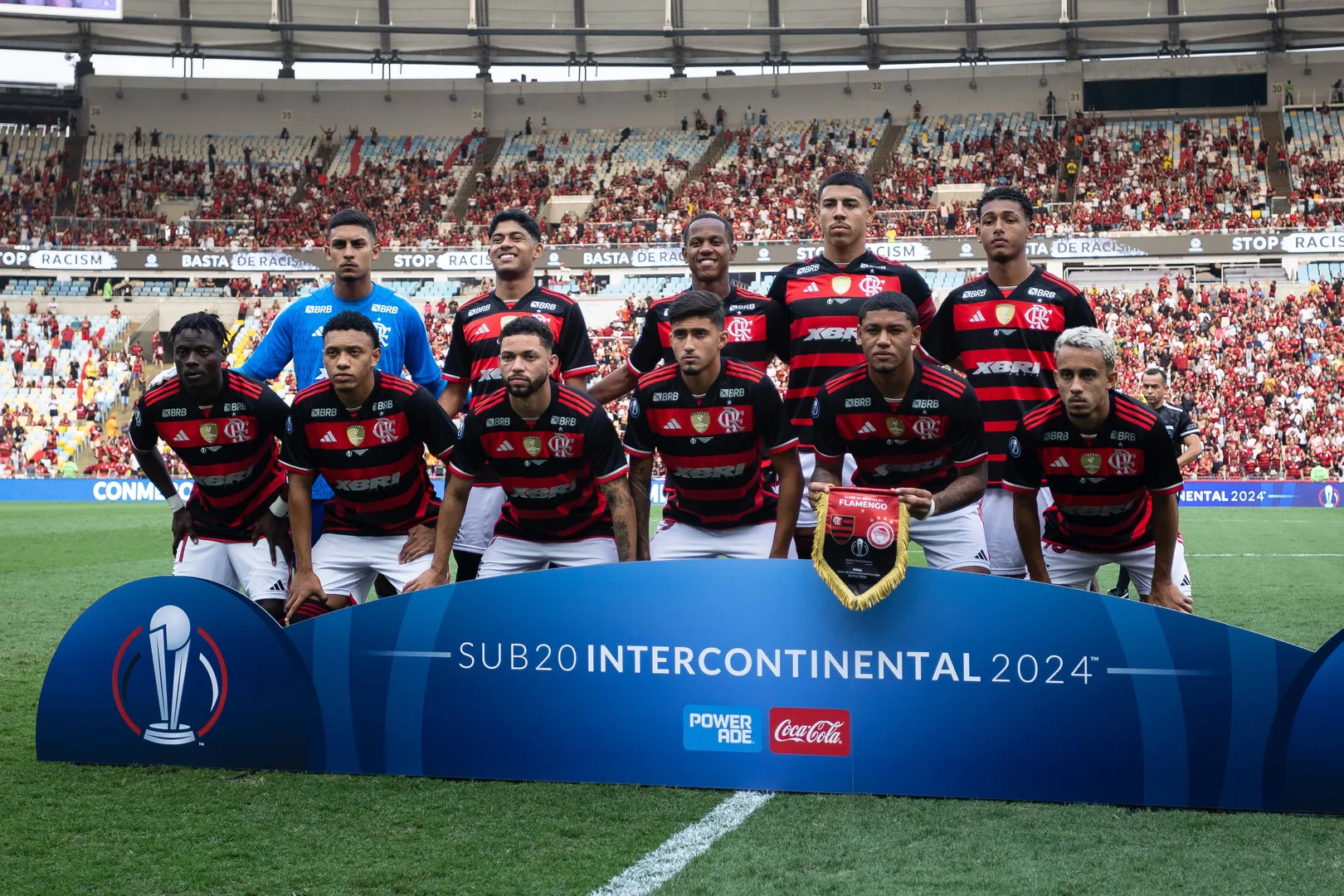 August 24, 2024, Rio De Janeiro, Rio De Janeiro, Brazil: RIO DE JANEIRO, BRAZIL &ndash; AUGUST 24: PLAYERS of Flamengo pose fo