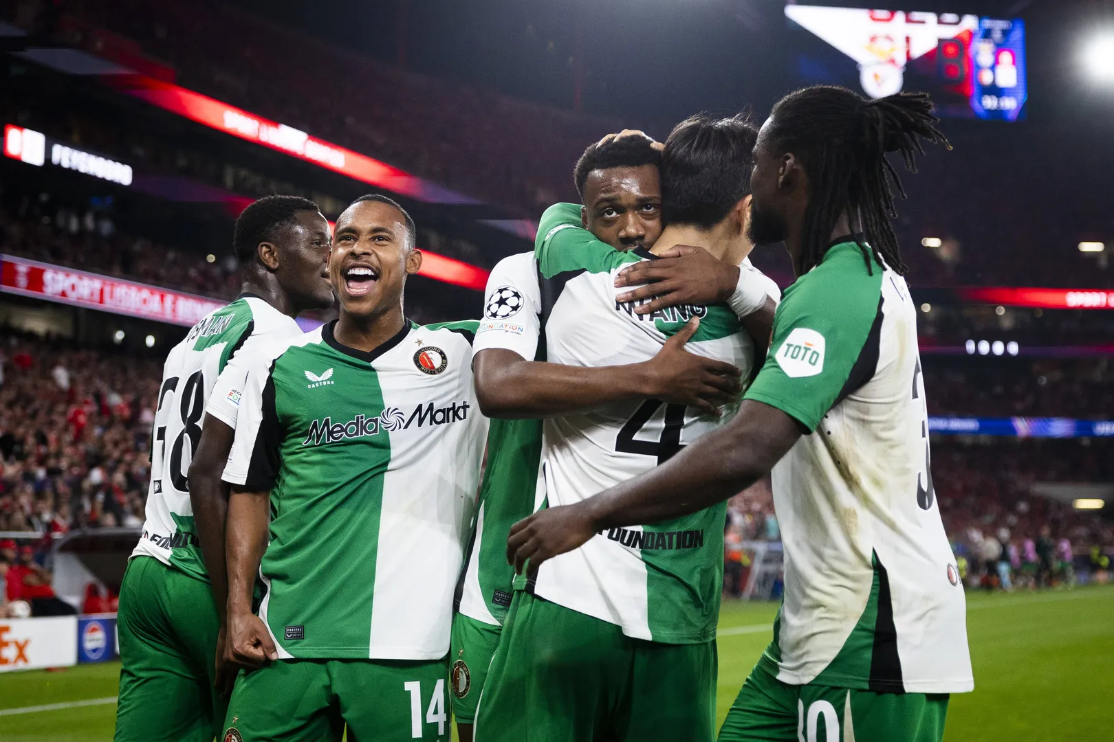 Foto: (Imago) - Igor Paix&atilde;o comandou a vit&oacute;ria do Feyenoord sobre o Benfica na Liga dos Campe&otilde;es