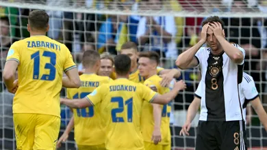 Em seu mil&eacute;simo jogo, a Alemanha n&atilde;o passou de um frustrante empate no duelo festivo contra a Ucr&acirc;nia
