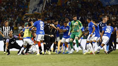 Cruzeiro x Atl&eacute;tico-MG &eacute; jogo com mais expuls&otilde;es no Brasil, mas n&atilde;o bate recorde mundial