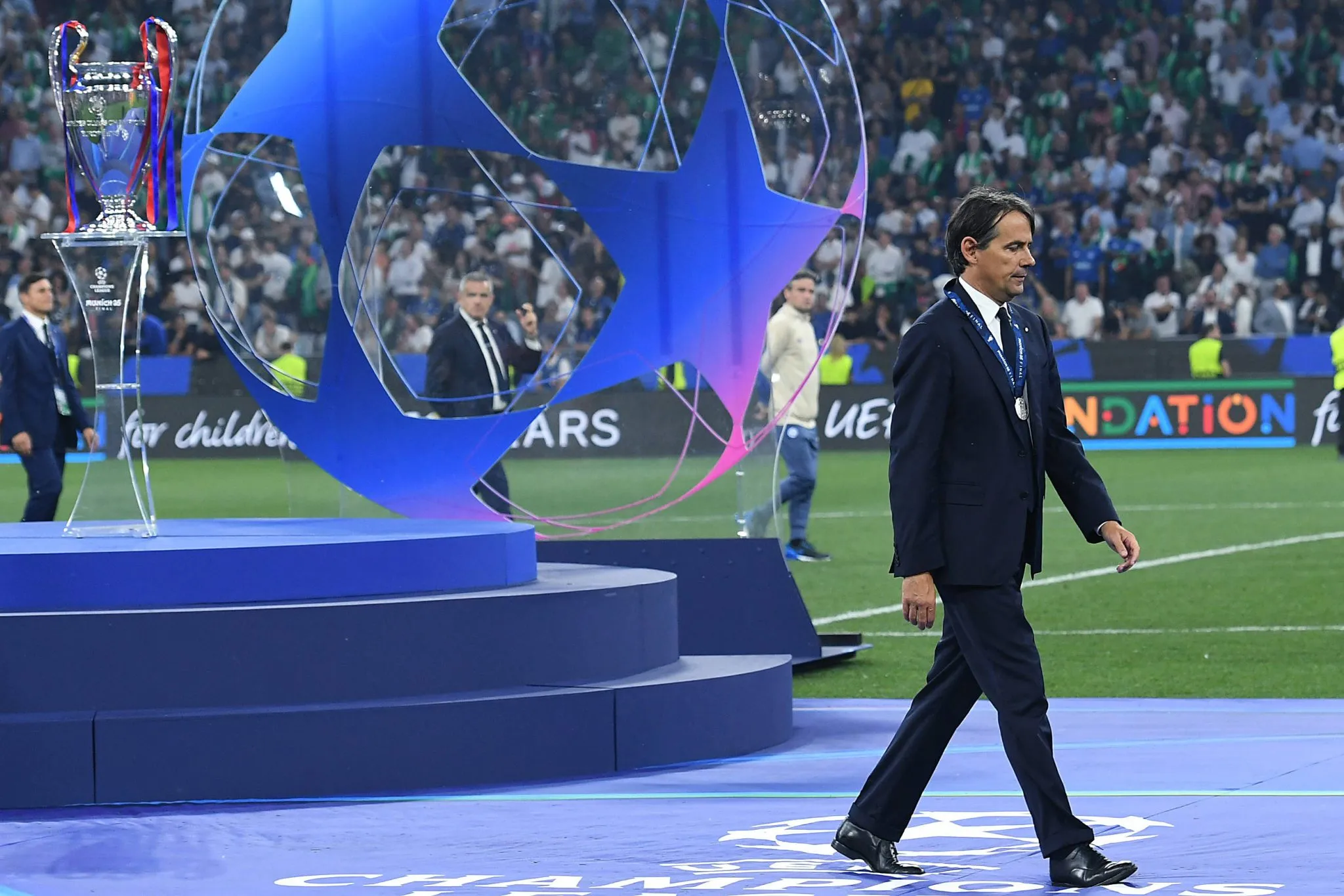 Inzaghi foi vice da Liga dos Campe&otilde;es duas vezes com a Inter (Foto: Imago/Revierfoto)