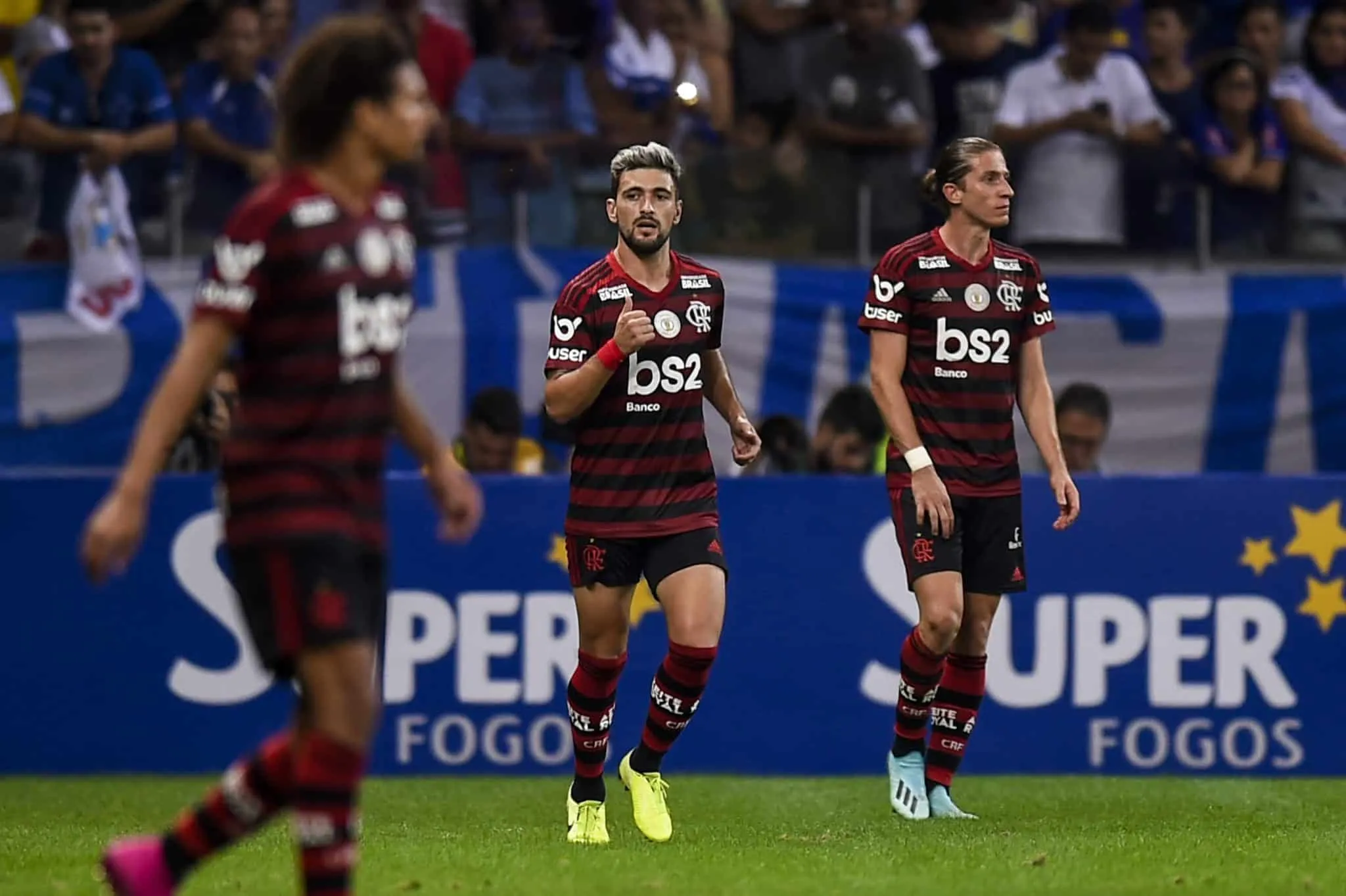 Teve gol do Gabigol, desfile de Arrascaeta e a s&eacute;tima vit&oacute;ria seguida do Flamengo no Brasileir&atilde;o
