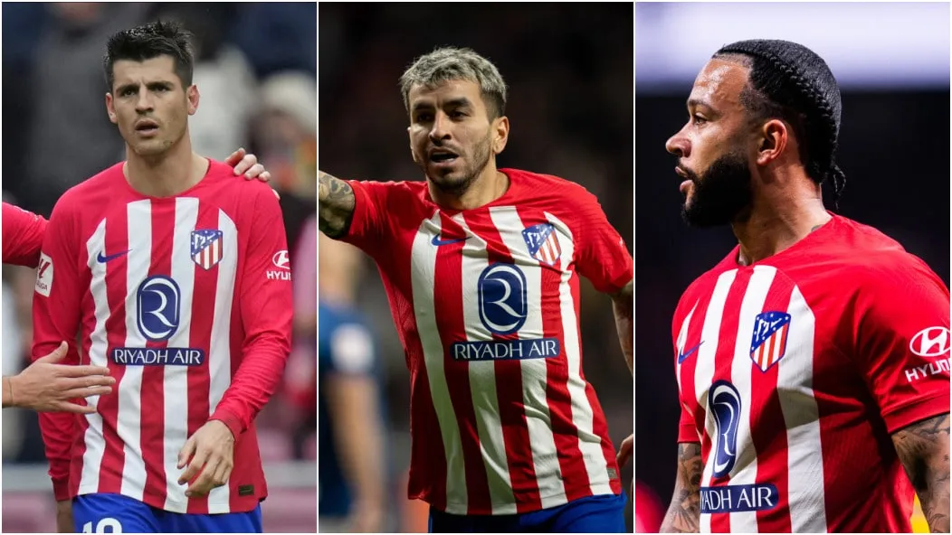Morata, Correa e Depay: o incerto do futuro dos atacantes do Atl&eacute;tico de Madrid