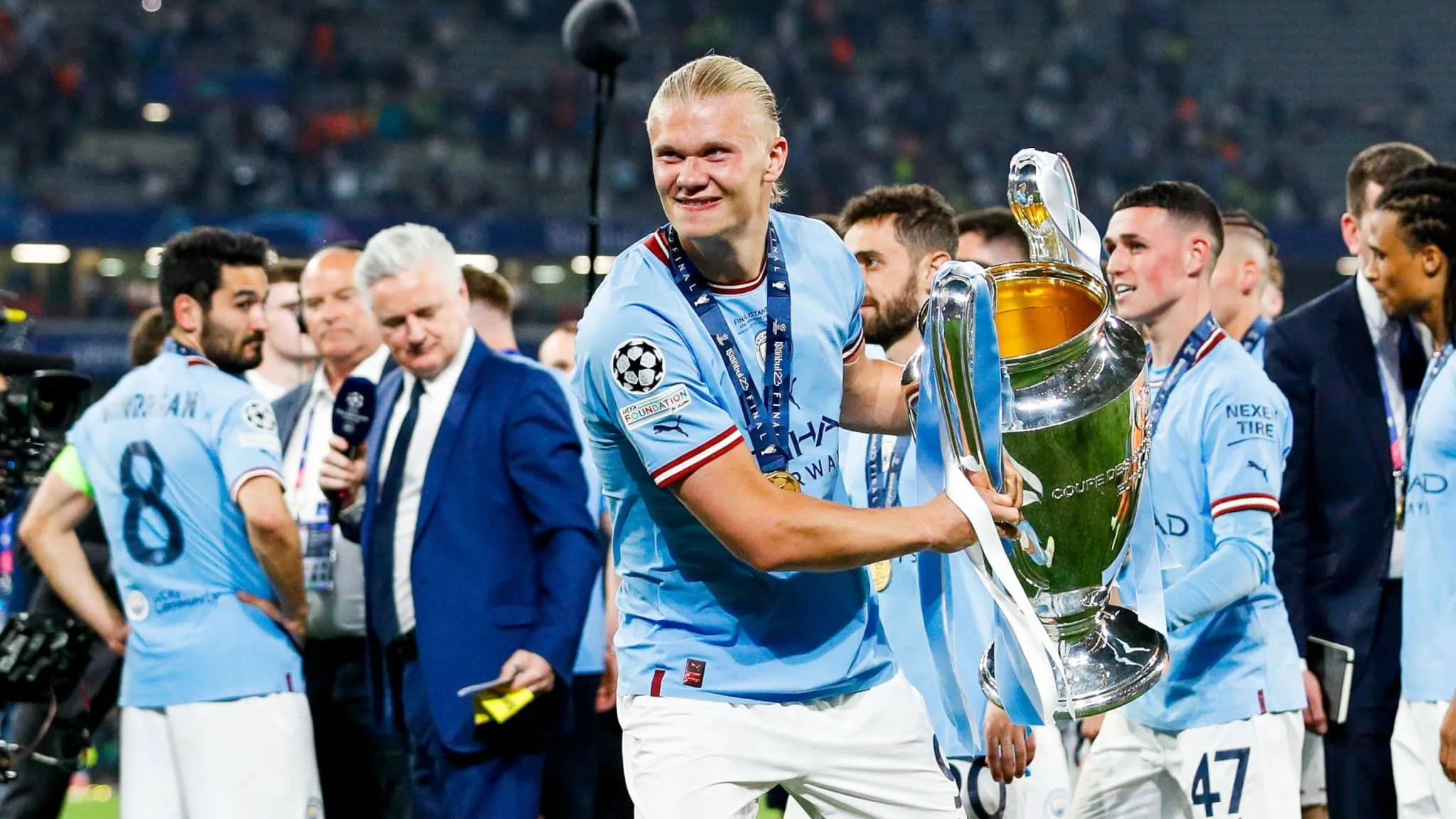 Haaland: &ldquo;A Champions League era o meu maior sonho e consegui realizar. &Eacute; inacredit&aacute;vel&rdquo;