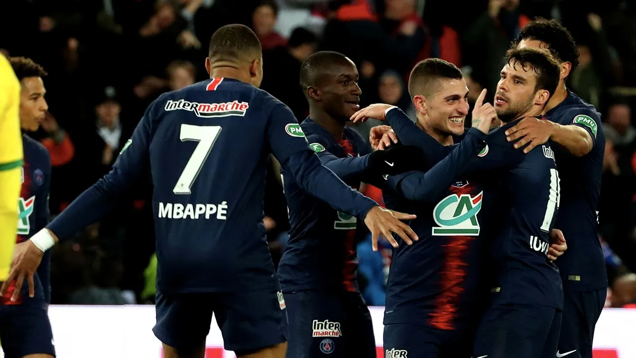 Filme repetido: PSG vence Nantes por 3 a 0 e est&aacute; na final da Copa da Fran&ccedil;a pelo quinto ano seguido
