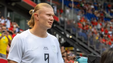 Qual a pron&uacute;ncia de Haaland? Veja como se fala o nome do atacante noruegu&ecirc;s