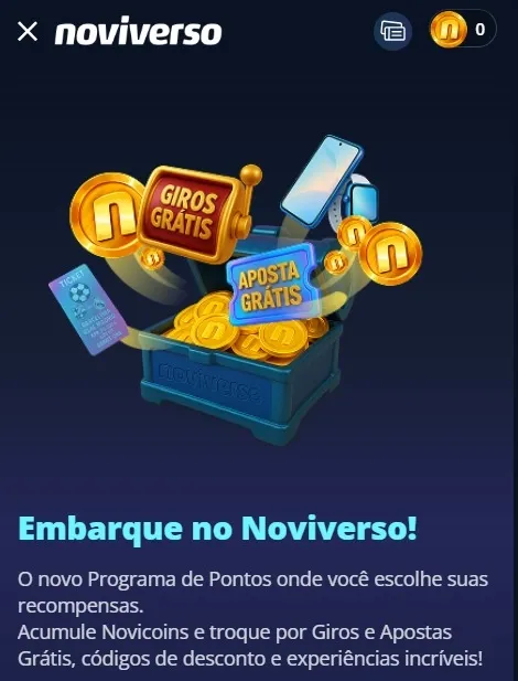 Noviverso, programa VIP da Novibet