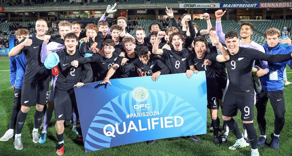 A Nova Zel&acirc;ndia se garantiu nas Olimp&iacute;adas com um 9&times;0 na final do Pr&eacute;-Ol&iacute;mpico