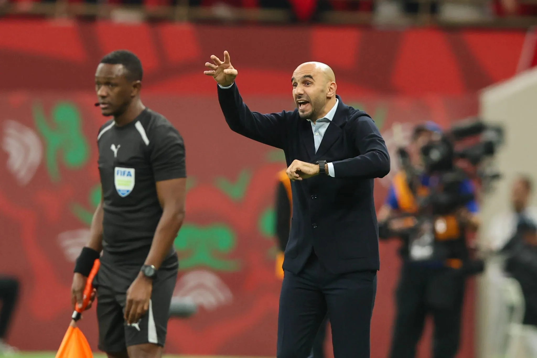 Walid Regragui, t&eacute;cnico de Marrocos (Foto: Imago)