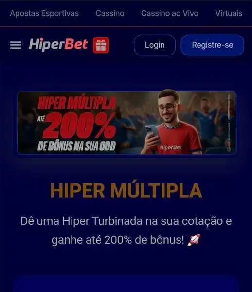 Hiper M&uacute;ltipla, promo&ccedil;&atilde;o da Hiperbet