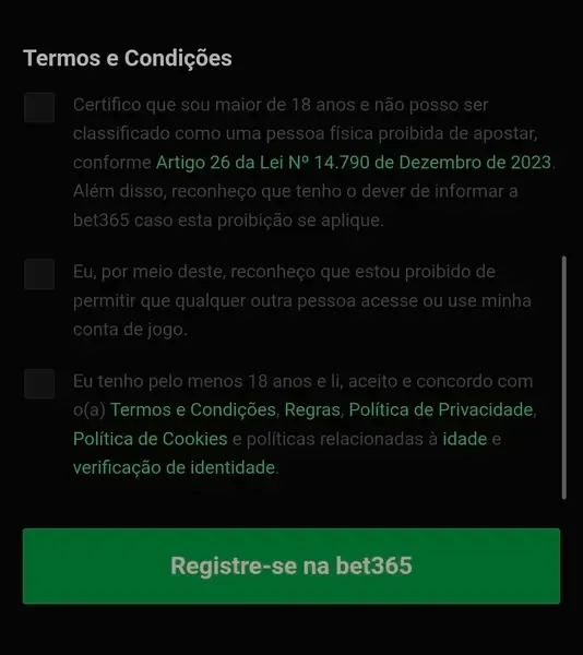 bet365 cadastro: guia completo para criar sua conta em 2026