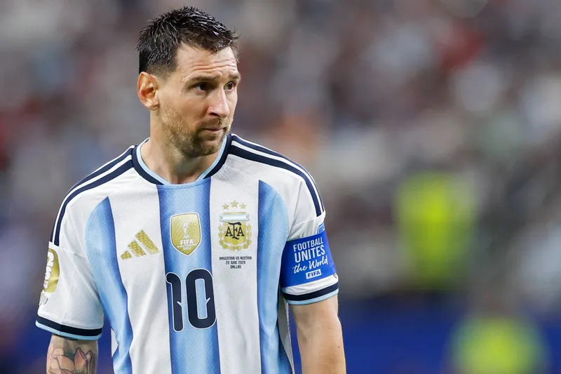 Messi pela sele&ccedil;&atilde;o argentina