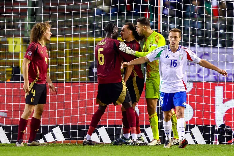 Discuss&atilde;o em derrota para a It&aacute;lia escancara crise na sele&ccedil;&atilde;o da B&eacute;lgica
