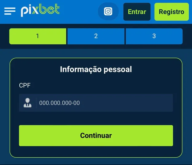 pixbet cadastro
