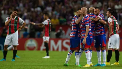 Fortaleza deixou os gols para o fim, mas superou o Deportivo Maldonado com contund&ecirc;ncia para avan&ccedil;ar na Libertadores