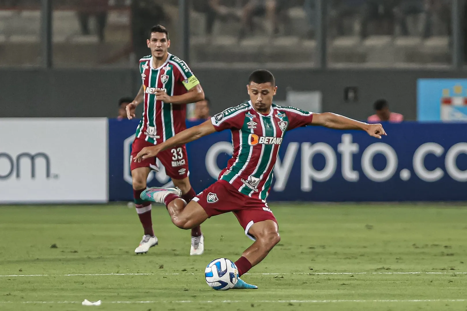 Destaques do time campe&atilde;o da Libertadores, Nino e Andr&eacute; devem deixar o Fluminense - Foto: MARCELO GON&Ccedil;ALVES / FLUMINENSE FC 