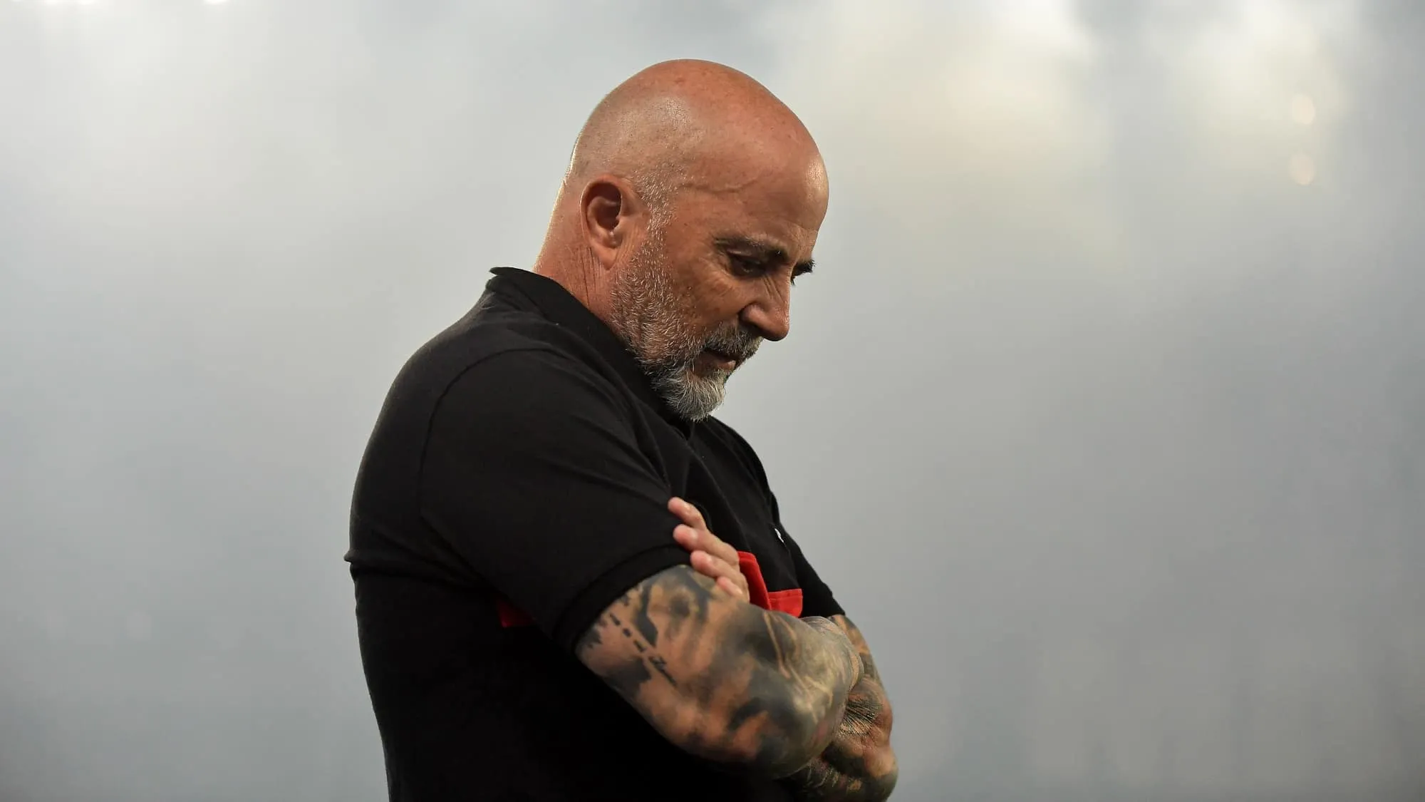 Sampaoli volta a falar em falta de contund&ecirc;ncia do Flamengo diz que &ldquo;tens&atilde;o n&atilde;o ajuda&rdquo;