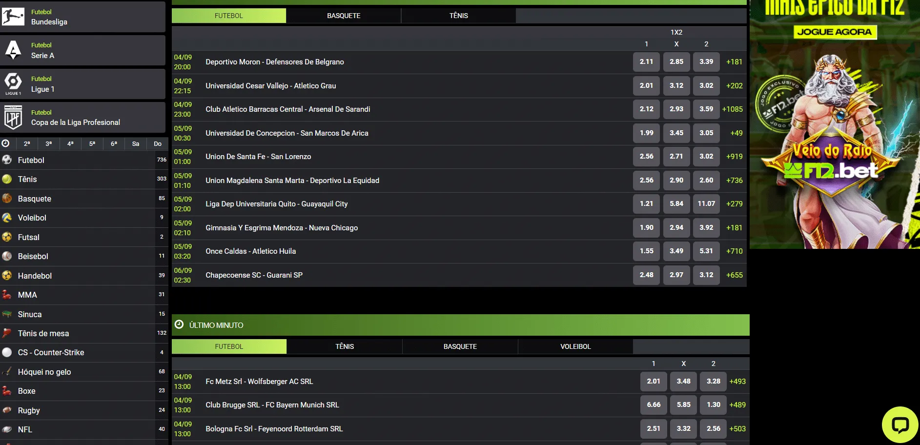 apostas esportivas f12bet