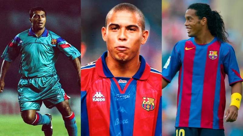 Rom&aacute;rio, Ronaldo e Ronaldinho Ga&uacute;cho venceram o pr&ecirc;mio de melhor da Fifa sem conqusitarem o Bola de Ouro na mesma temporada. Fotos: Icon Sport