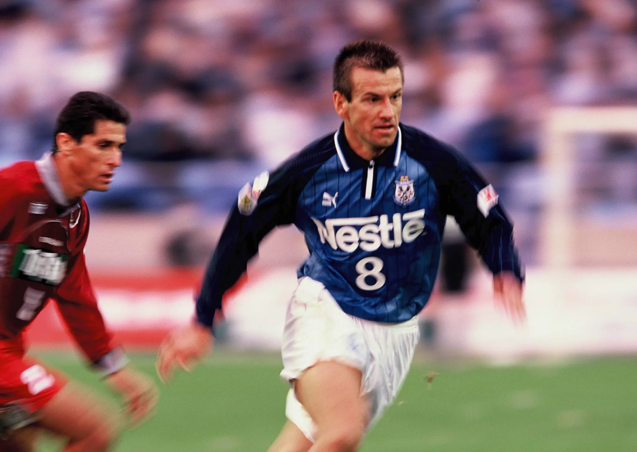 Dunga pelo Jubilo Iwata, em novembro de 1998 (Foto: Imago/AFLOSPORT)