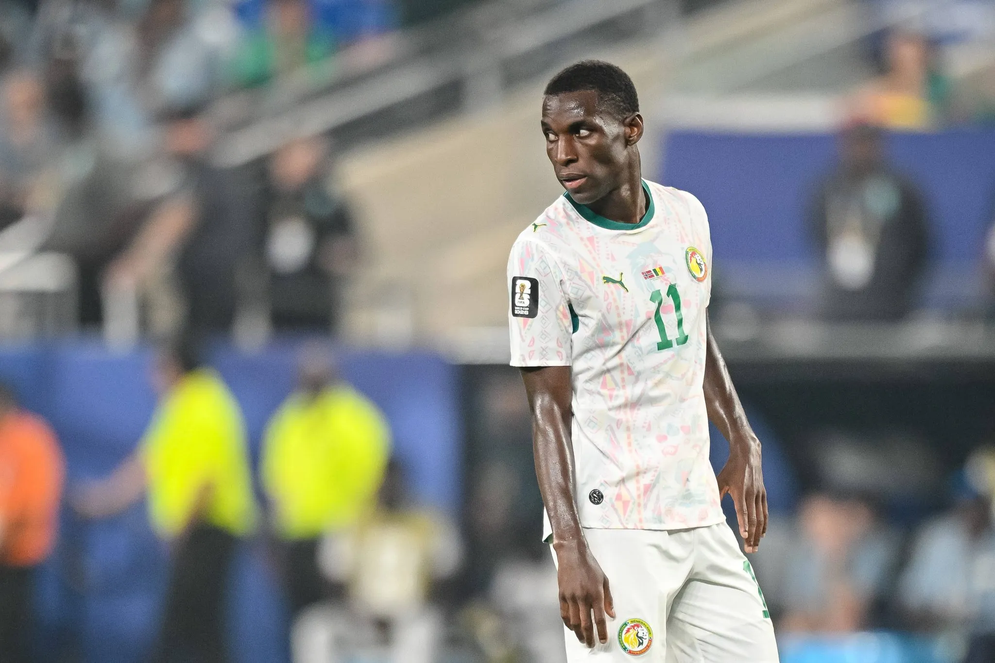 Nicolas Jackson em a&ccedil;&atilde;o pela sele&ccedil;&atilde;o senegalesa