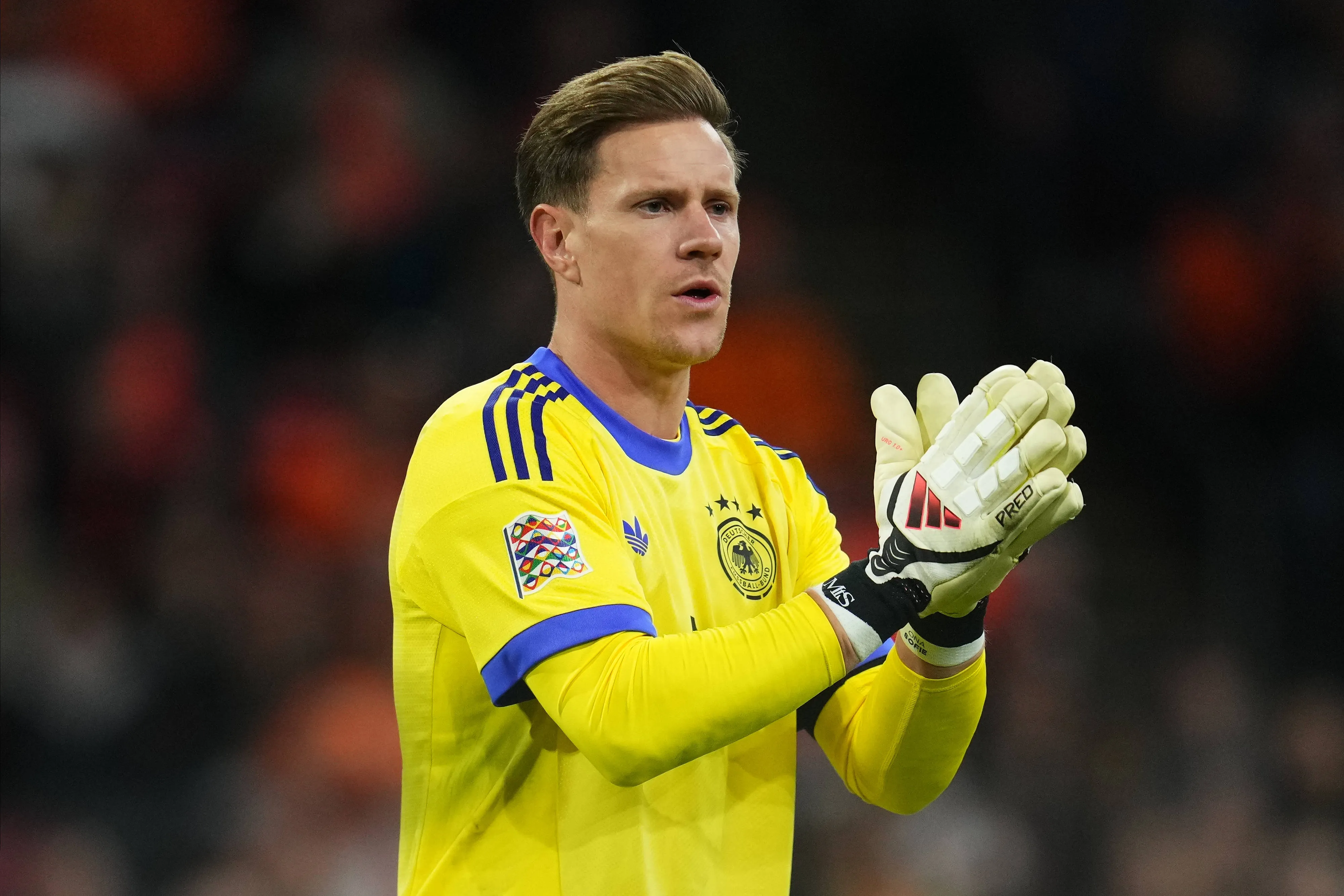 Marc-Andr&eacute; ter Stegen em atua&ccedil;&atilde;o pela sele&ccedil;&atilde;o da Alemanha (Foto: IMAGO / Pressinphoto)