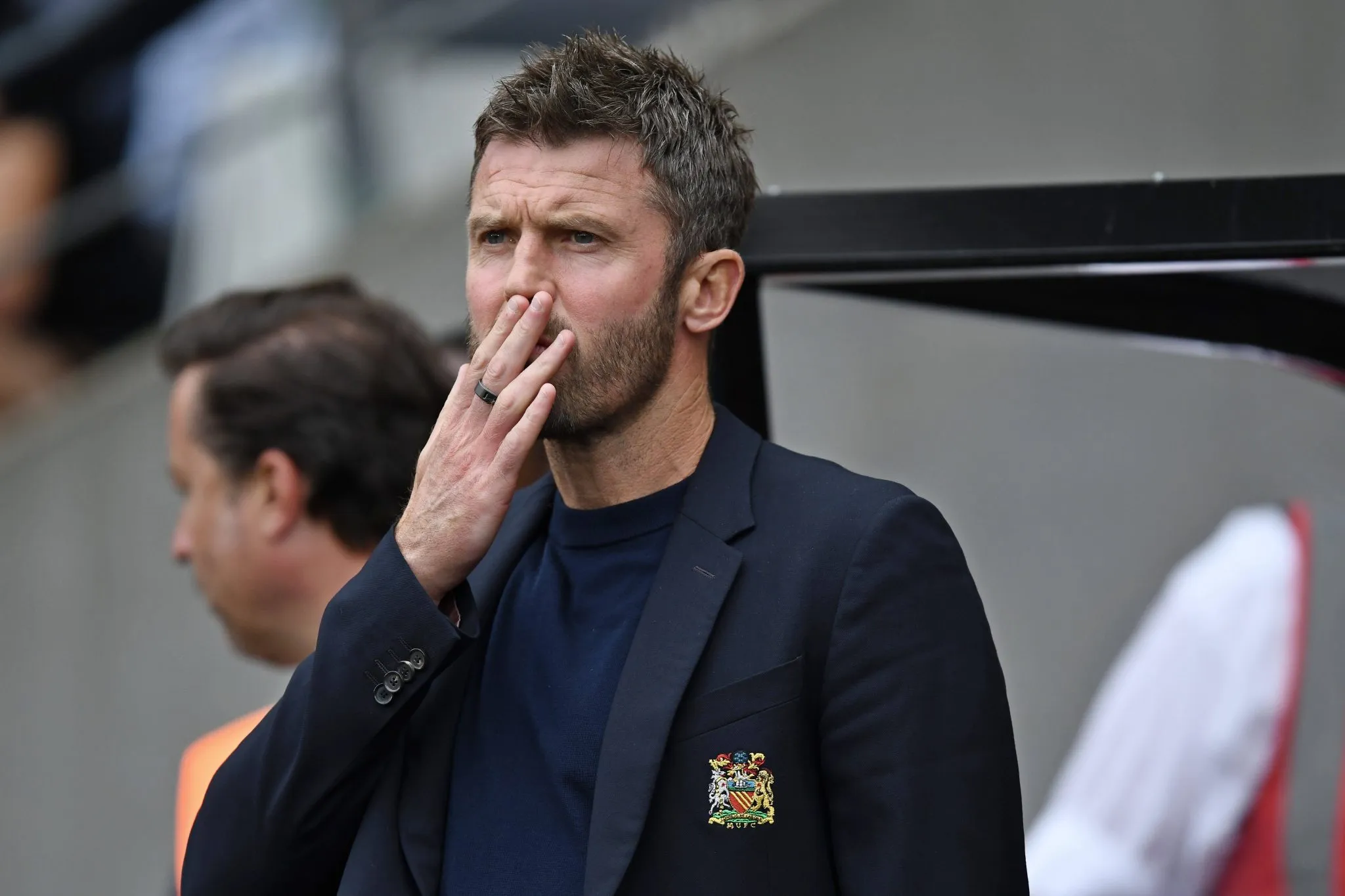Michael Carrick, treinador do Manchester United 