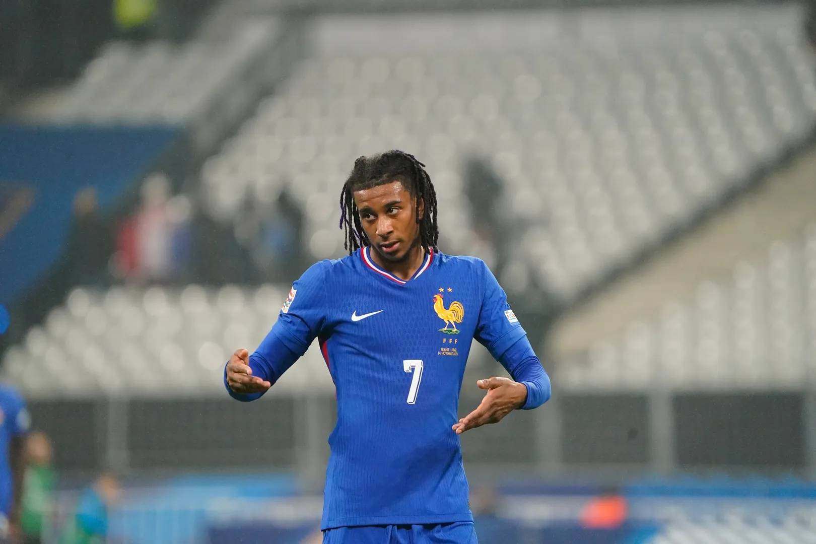 Olise em a&ccedil;&atilde;o pela sele&ccedil;&atilde;o francesa