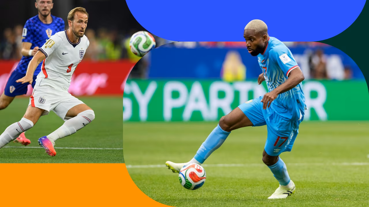 Inglaterra x RD Congo: As prováveis escalações do duelo de 16 avos de final da Copa do Mundo
