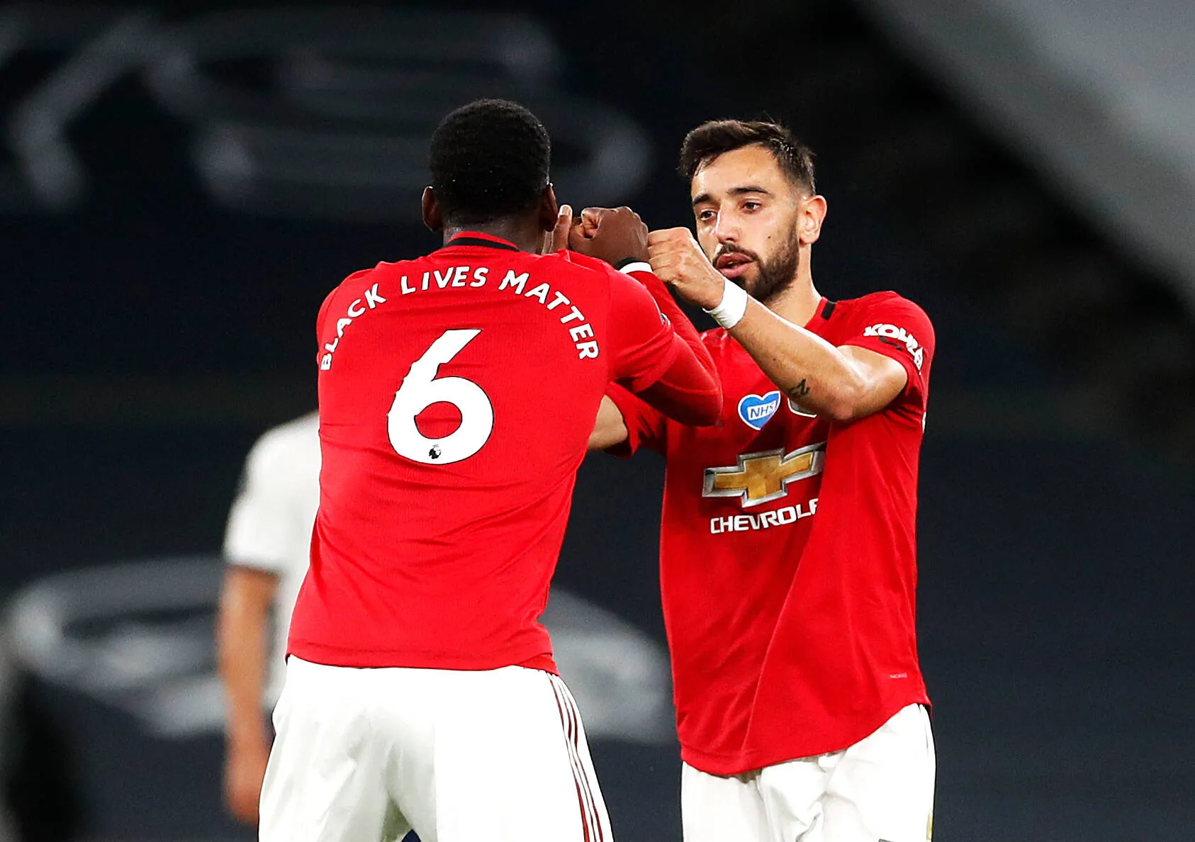 Tottenham Hotspur v Manchester United, ManU &ndash; Premier League &ndash; Tottenham Hotspur Stadium Manchester United s Bruno Ferna