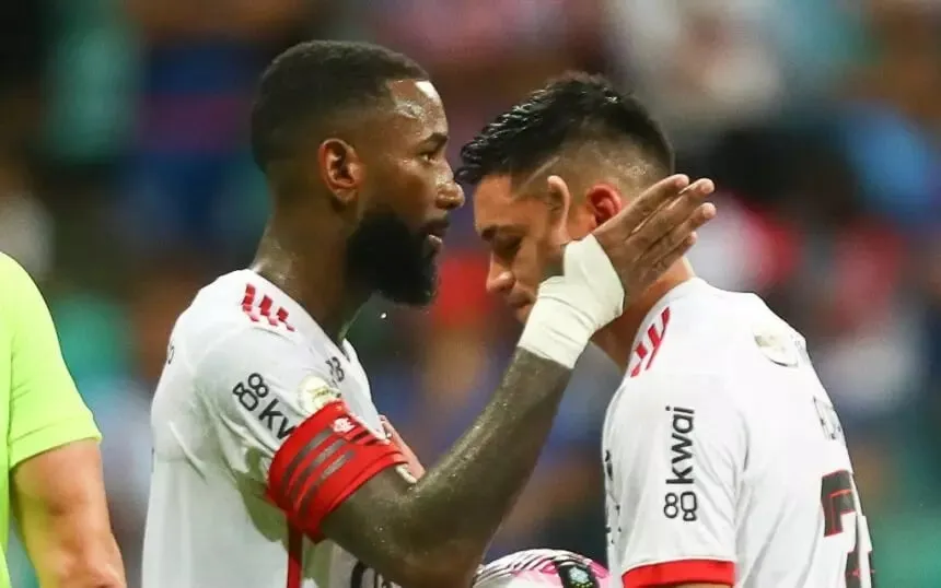 Flamengo: Gentileza de Gerson com Alcaraz &eacute; apenas a ponta do iceberg na adapta&ccedil;&atilde;o dos refor&ccedil;os