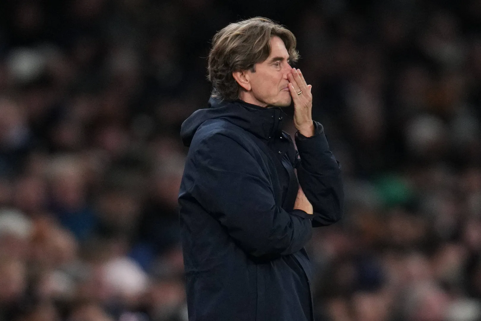 Thomas Frank, t&eacute;cnico do Tottenham