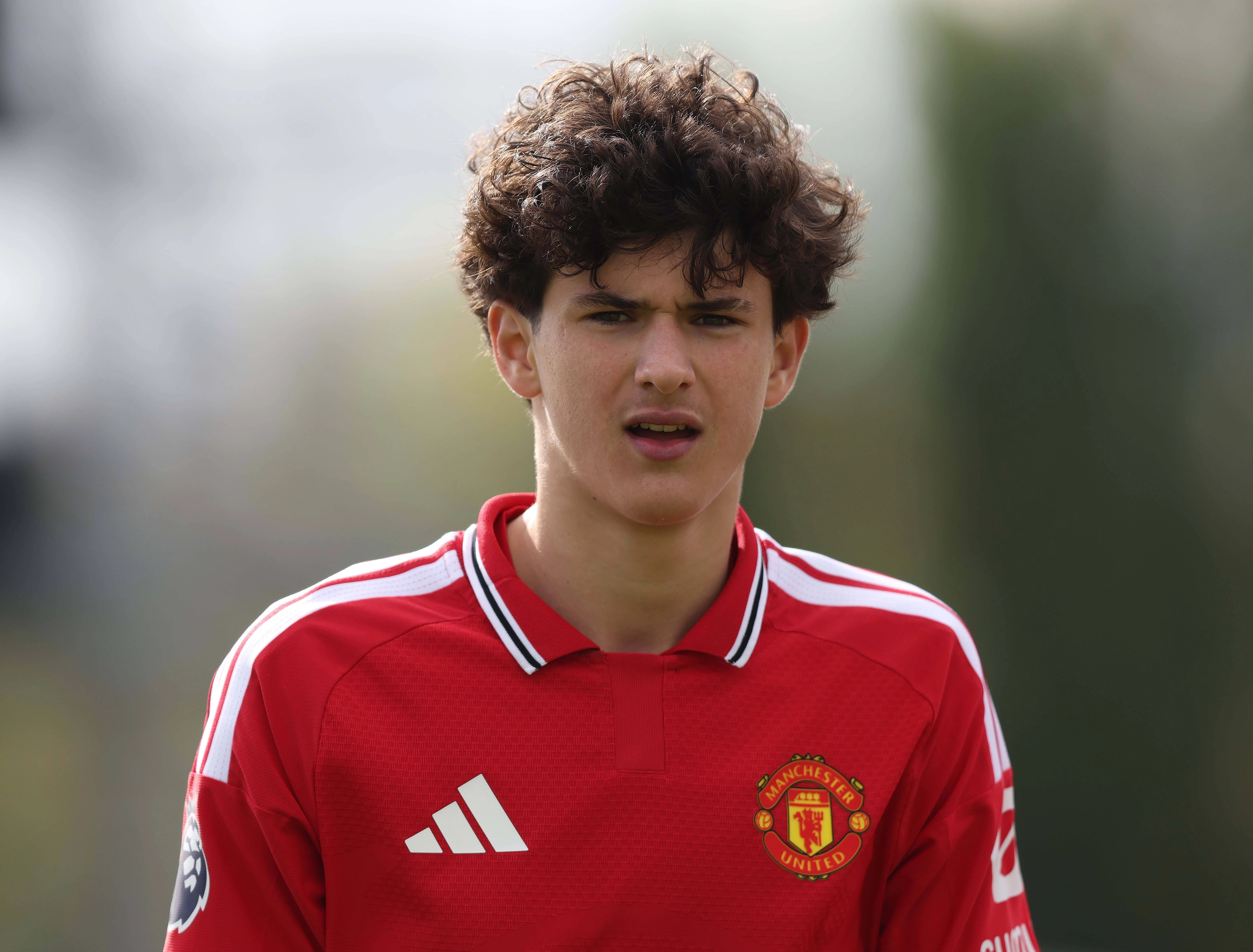 Camacho pelo sub-18 do Manchester United