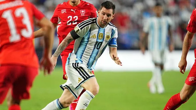 Lionel Messi, capit&atilde;o da sele&ccedil;&atilde;o argentina