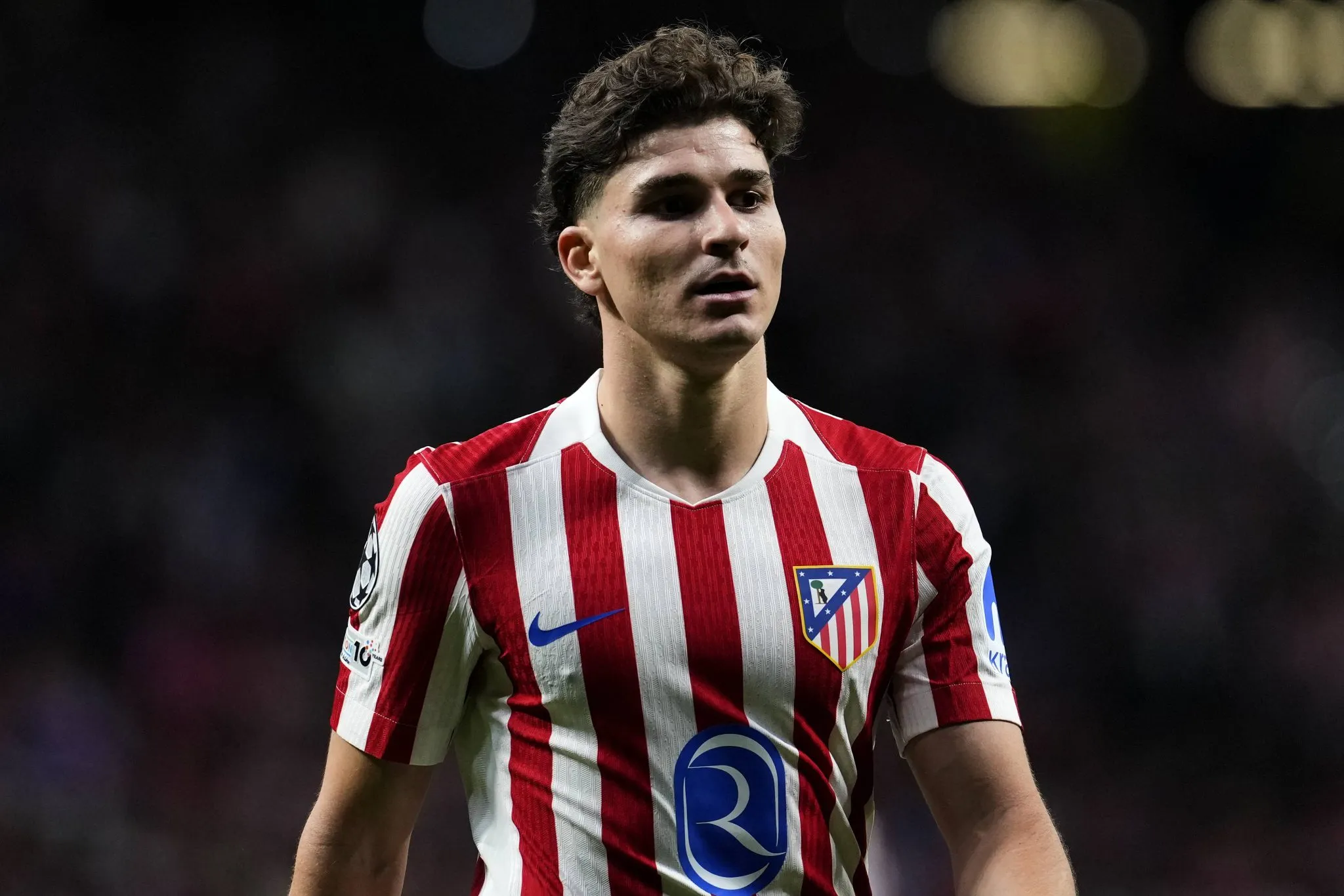 Julián Alvarez em ação pelo Atlético de Madrid