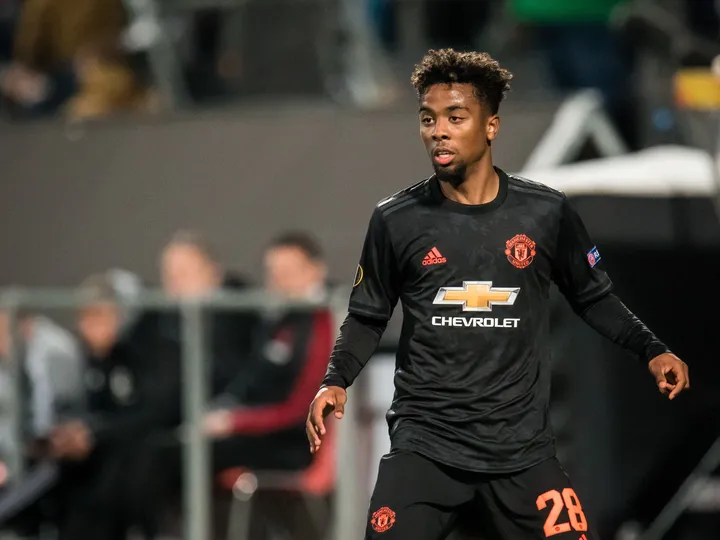 Angel Gomes nos tempos de Manchester United 
