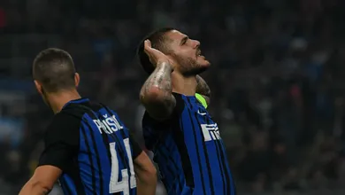 Uma noite impec&aacute;vel de Icardi rendeu a vit&oacute;ria fundamental da Inter no Derby della Madonnina