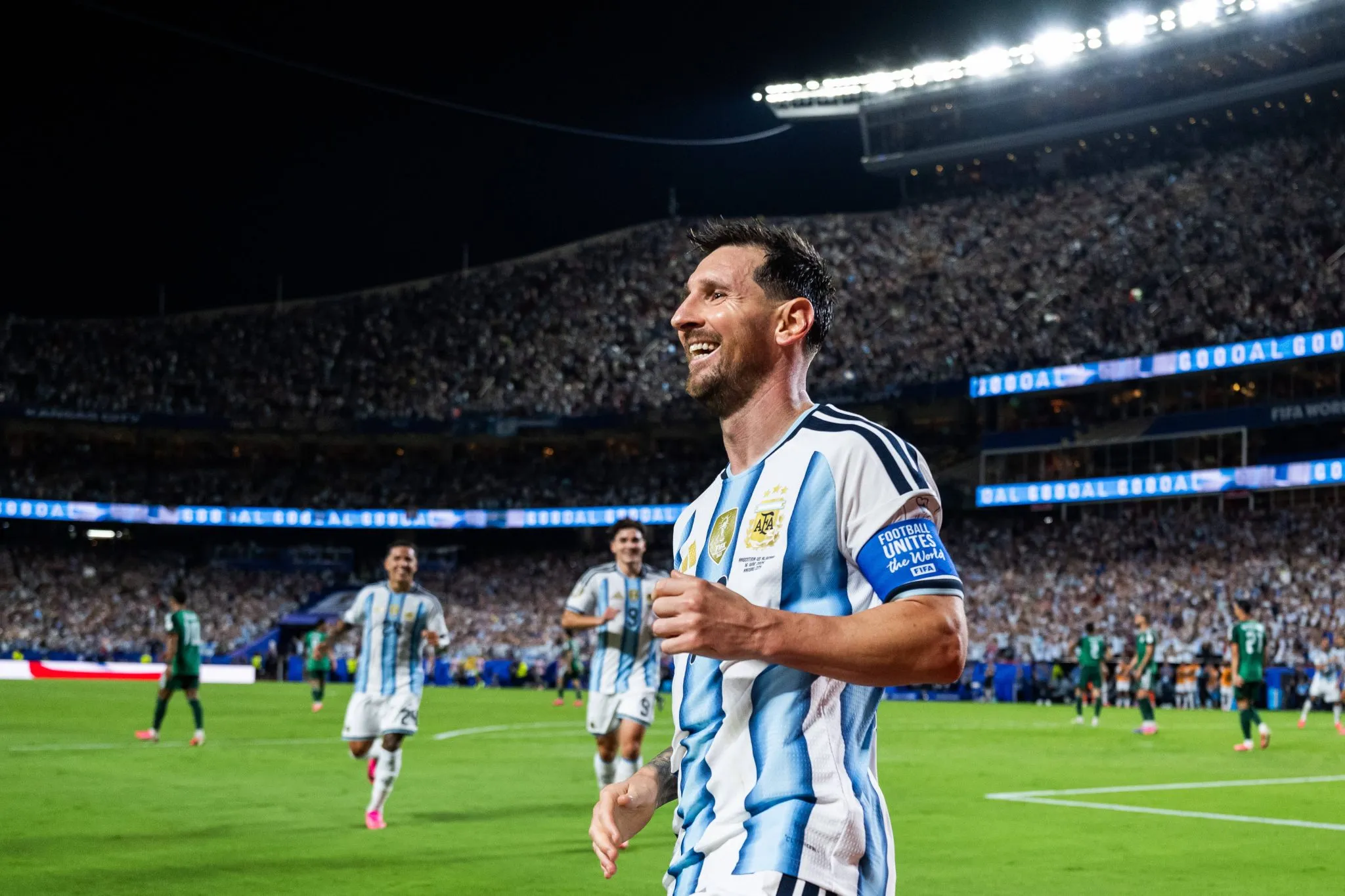Messi se tornou o maior artilheiro da hist&oacute;ria das Copas 