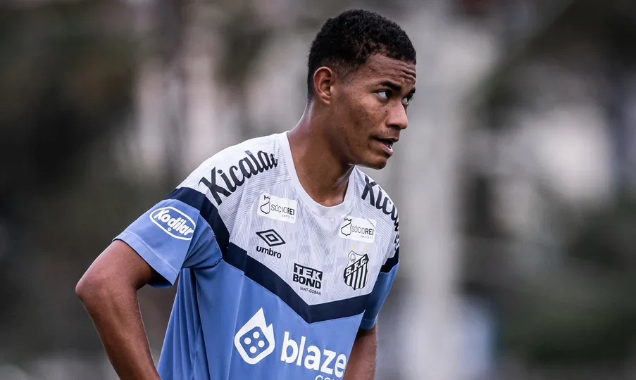 Diego Borges zagueiro da base do Santos
